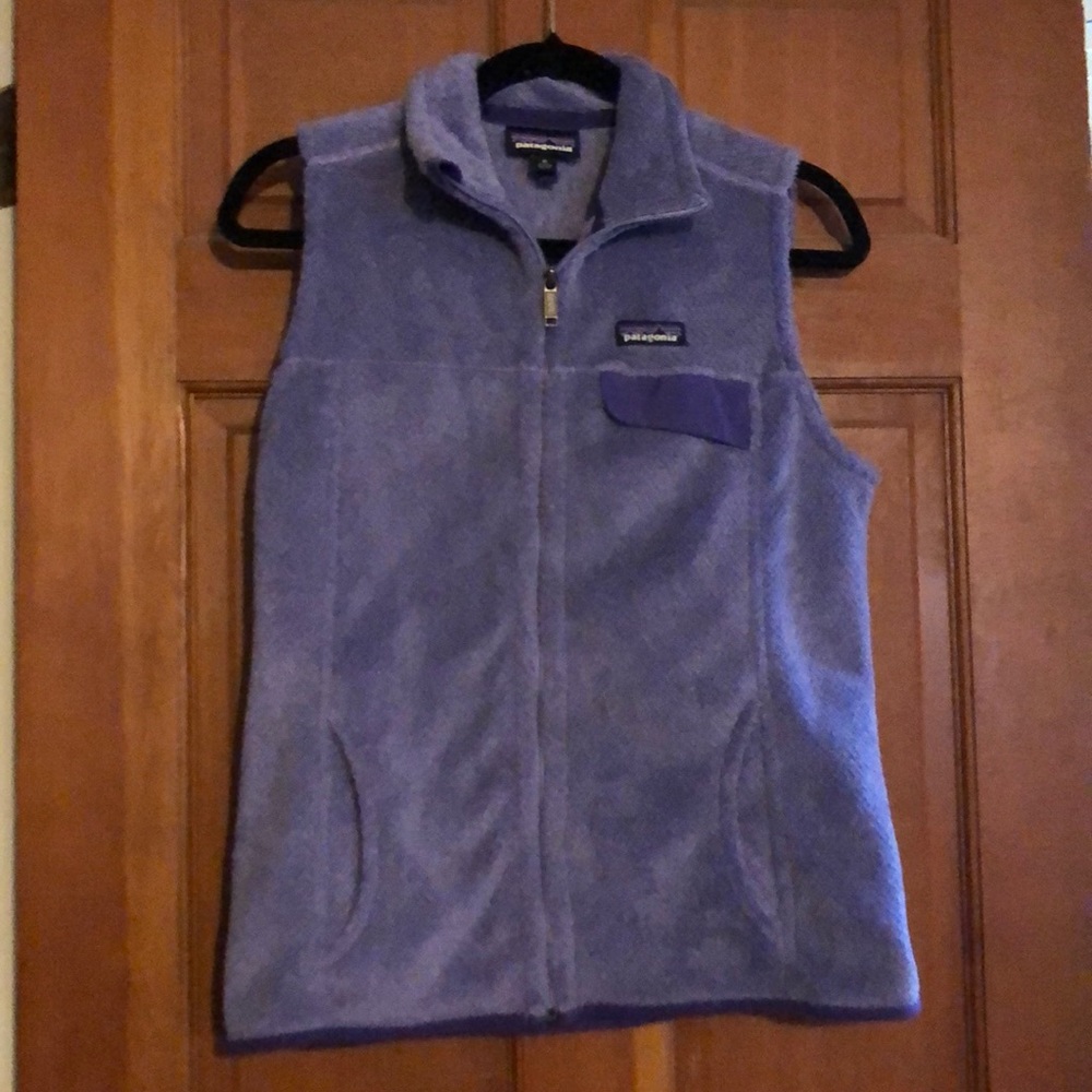 Patagonia purple vest